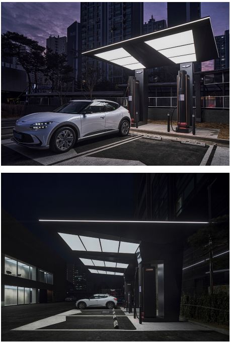 Morphosis基础设施新作 全球豪华汽车品牌捷尼赛斯电动汽车充电站于韩国启用